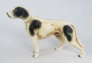 Vintage Ceramic Pointer Fox Hound Retriever Hunting Dog Figurine
