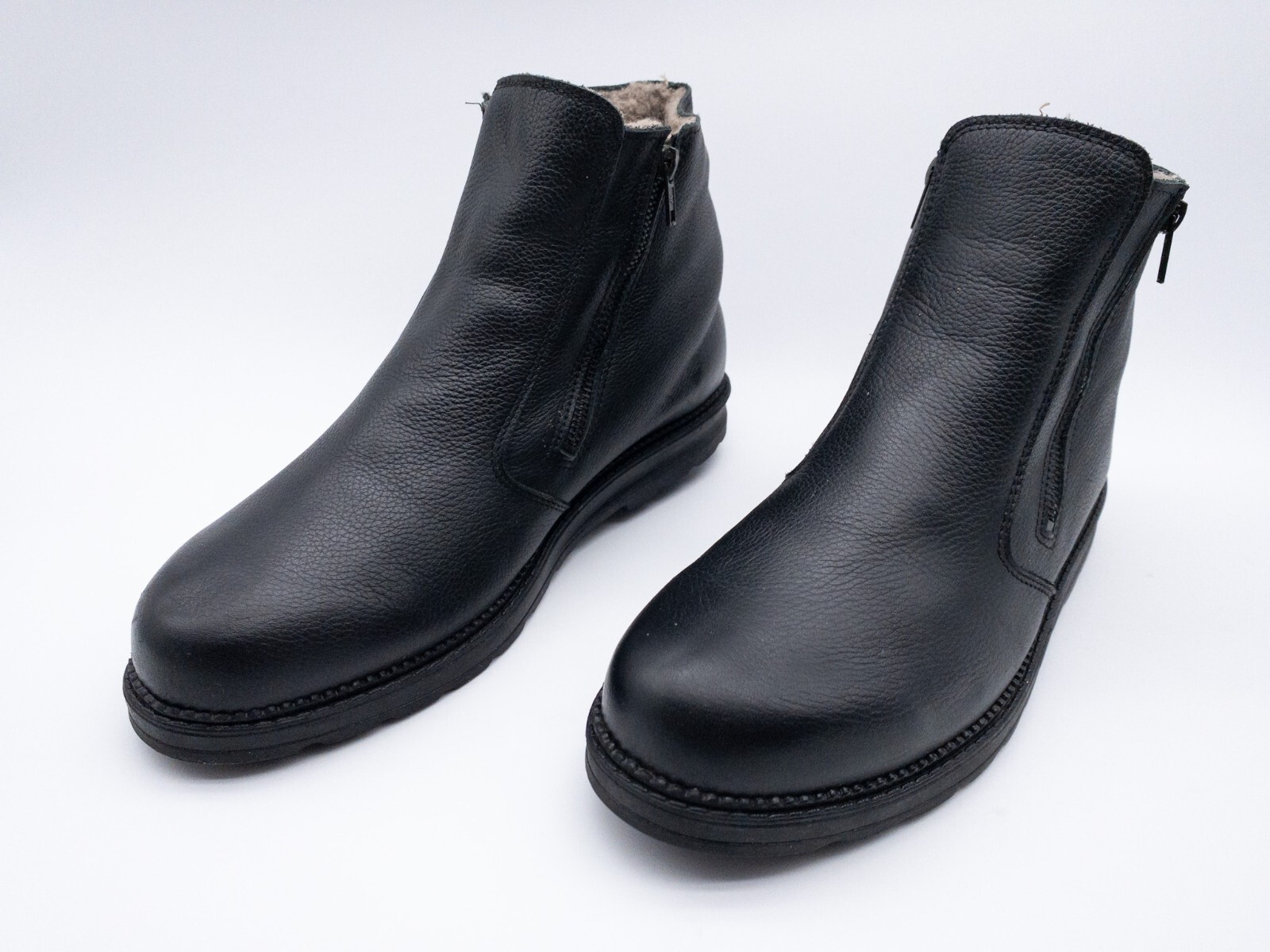 Helix Franken Hombre Botas de Invierno Botas Piel Negro Talla 45 Ue Art. 2008-98