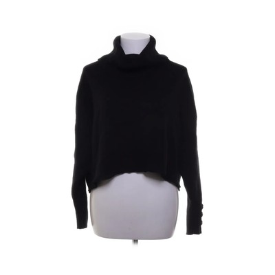 Zara Knit, Rollkragenpullover, Größe: S, Schwarz, Viskose/Nylon/Polyester #GRS