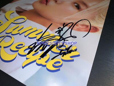 Soyou 2nd Mini Album Summer Recipe Autographed Signed CD Photocard