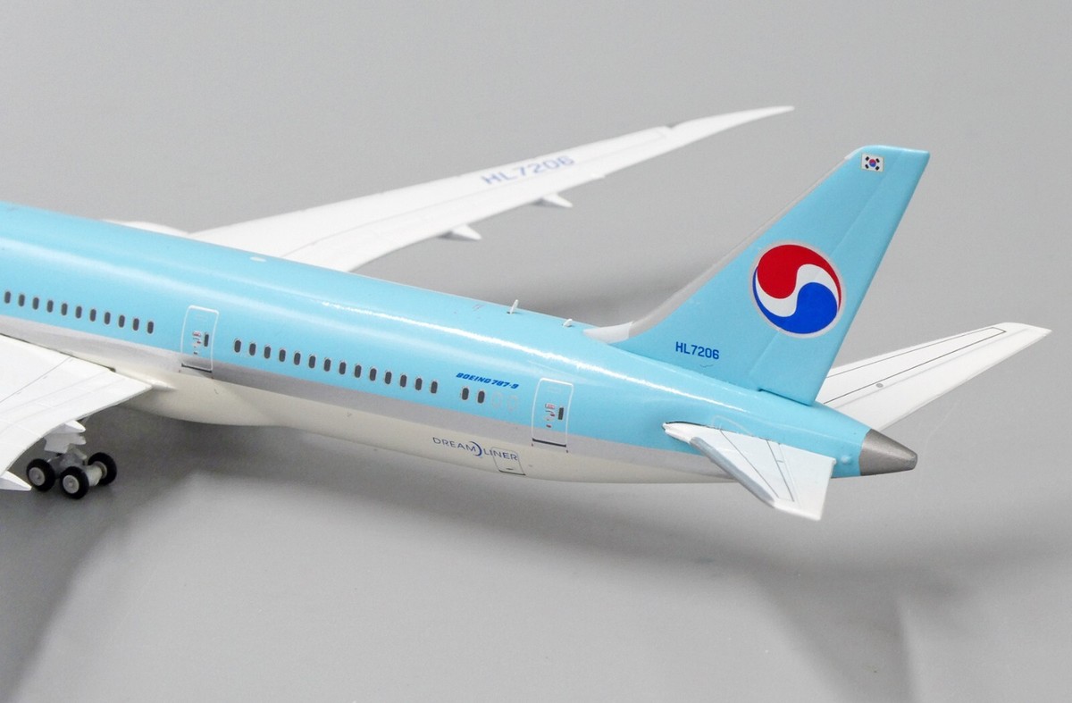 大韓航空 787-9 HL7206 1/400 JC Wings 787-9 Korean Air HL7206 1/400[EW4789005]