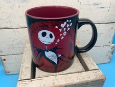 Disney Ceramic Jack Skellington/Hearts Mug, Nightmare before Christmas