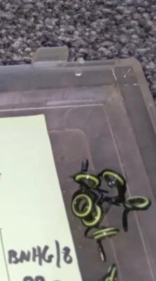 OLD SCHOOL VINTAGE FUJI BNHG ROD EYES 10MMx3 Building Repairs