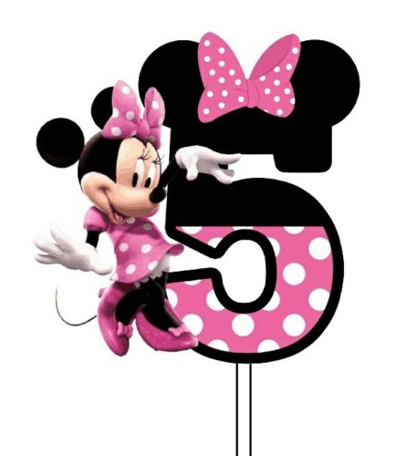 Cake topper Minnie Mouse 5 - Afbeelding 1 van 2