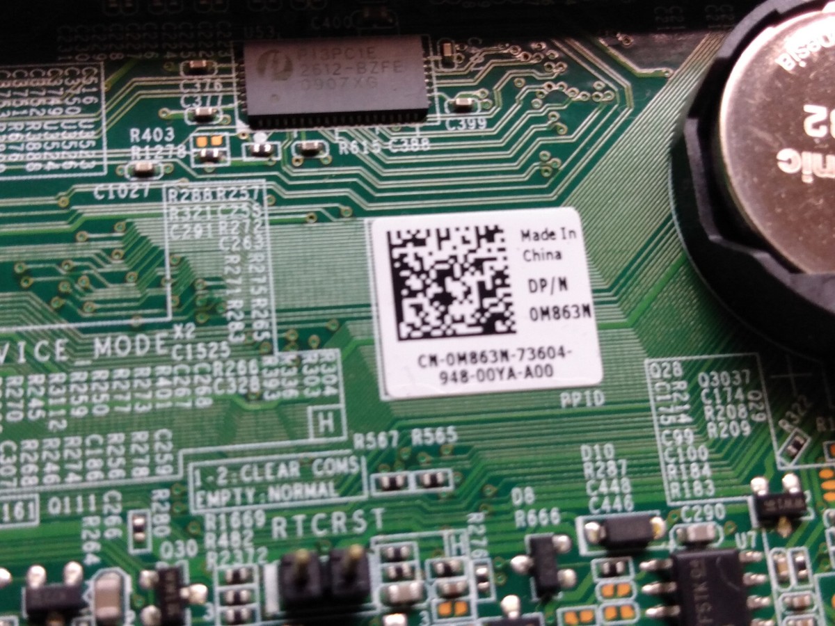 Hardware Attitude - Carte Mère Optiplex 760 SFF Socket LGA775 - M863N