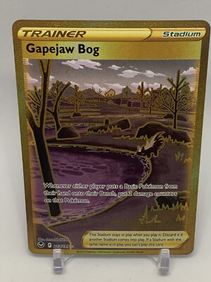 Gapejaw Bog 213/195 - SWSH12 Silver Tempest Holofoil Lightly Played