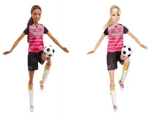 football barbie doll