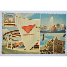 Postcard New York World's Fair 1964-1965 AMF Monorail
