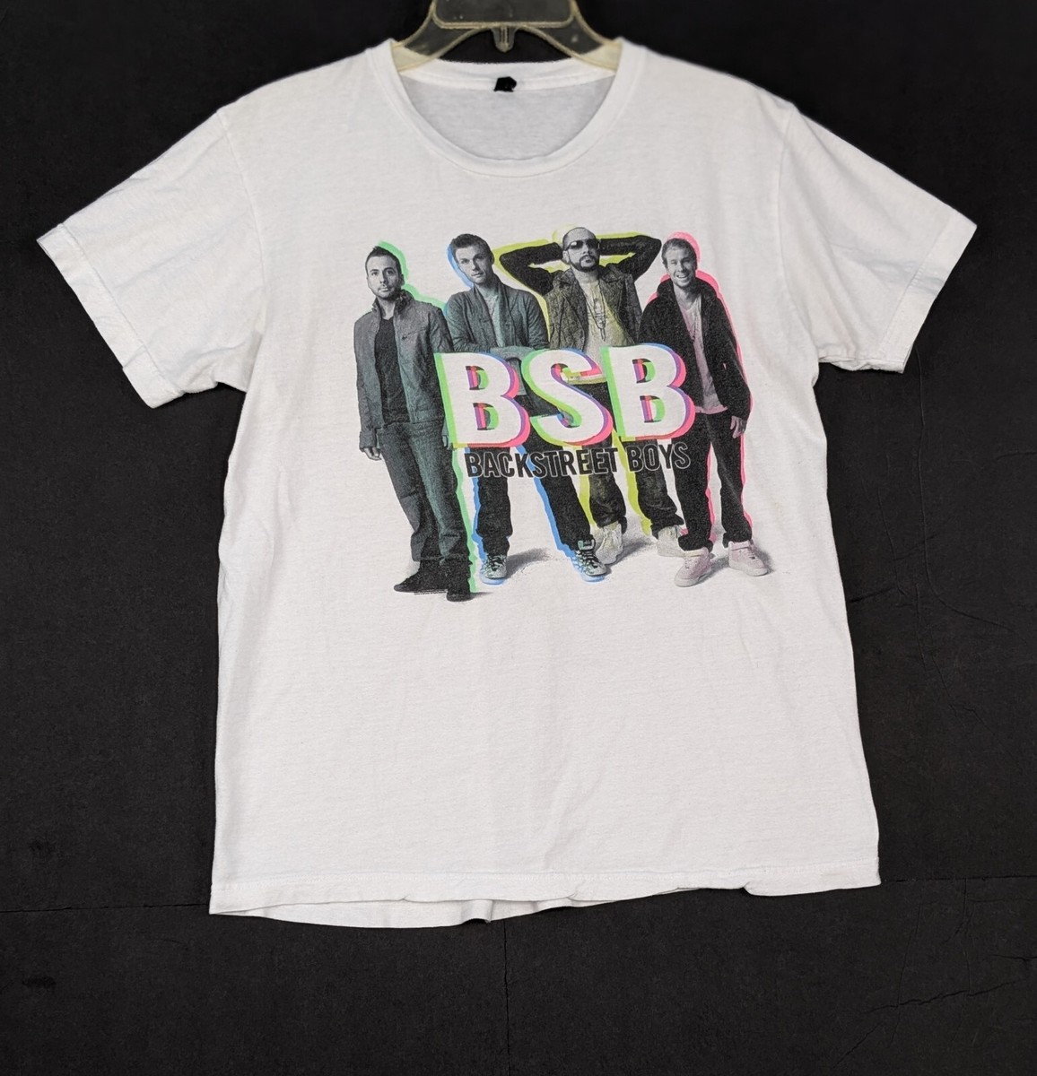 Backstreet Boys BSB Band Mens White Tshirt Size Medium | eBay