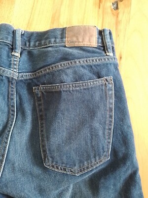 Gap Jeans Standard W31 L30 Dunkelblau Reißverschluss 100%Cotton