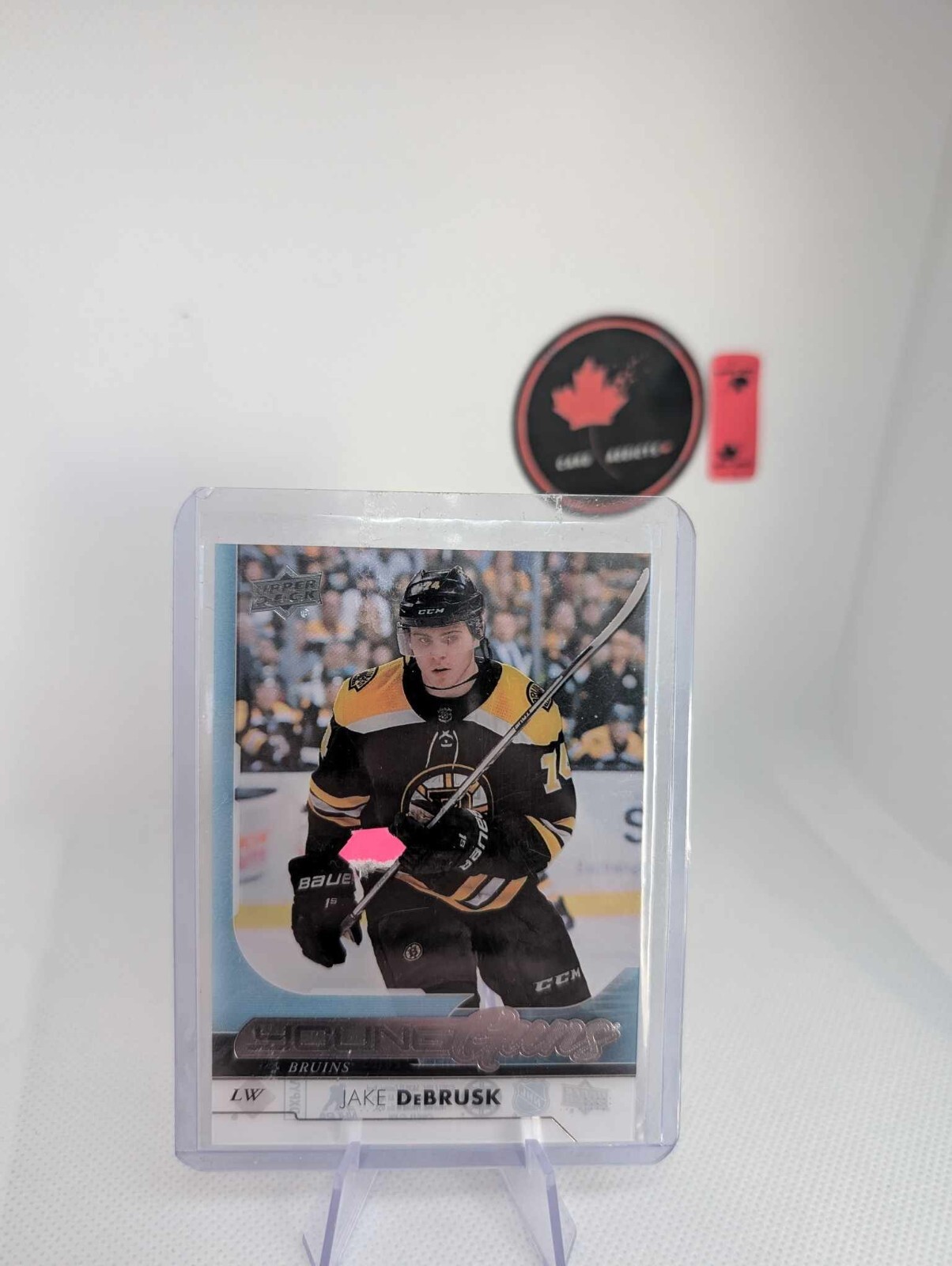 2017-18 Jake DeBrusk UD YG Young Guns Clear Cut #212 Rookie RC *Vancouver*