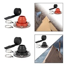 Tent Roof Stove  Resistant Camping for Yurt Travel Stove Bell Tent