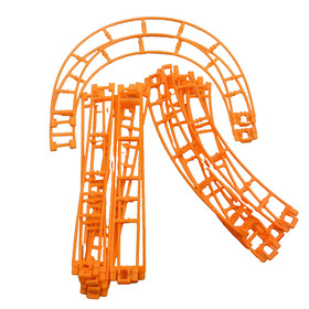 15 Micro Knex Orange Track Kit - K'nex Coaster Replacement Parts