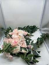 Floroom Arch Flowers with Drapes Kit Pack of 4 - 2pcs Artificial Blush Pink