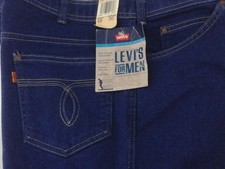LEVI'S for Men ORANGE TAB Blue USA Made VTG Stretch Action Jeans Men's 46 / 30