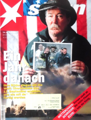 STERN 34 - 15.8. 2002 WTC-Anschlag ELVIS Leni Riefenstahl Sydne Rome Klitschko`s