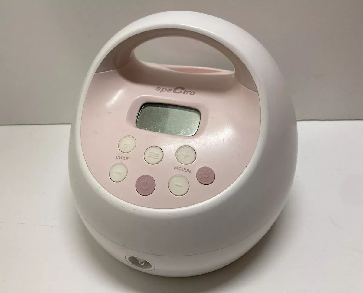 Spectra S2 Plus White Pink Natural Nursing Electric Breast Pump Tested