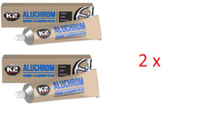 2× K2 Aluchrom Felgenpolitur – Aluminium-, Metall- & Chrompolitur Paste 120 g