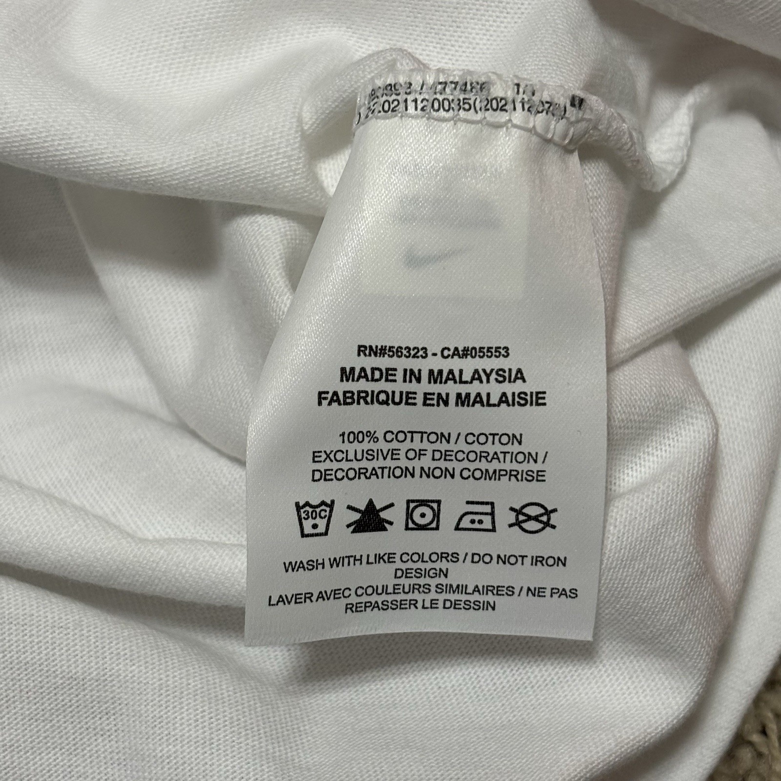 Nike Men's NSW Club SSNL HBR Graphic S/S White Tee DR7815-100 Small thumbnail 7