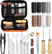 40 Pcs Upholstery Repair Sewing Kit Leather Heavy Duty Kit for Car Seat Shoes