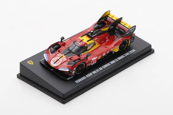 Looksmart LS64006LM 1:64 Ferrari 499P #51 Ferrari AF Corse 3. Le Mans 24H 2024-image