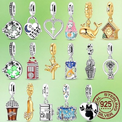 MULA European 925 Sterling Silber DIY Charm Mehrere Stile passen Frauen Armband