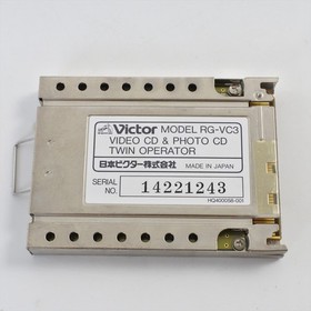 Sega Saturn TWIN OPERATOR Video CD & Photo CD Victor RG-VC3 Tested 0546
