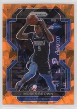 2021-22 Panini Prizm Orange Ice Prizm Moses Brown #173 0qr0