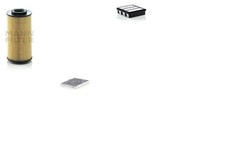 Inspektionspaket Filtersatz L MANN-FILTER Filtereinsatz Aktivkohlefilter für HD