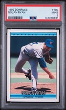 1992 Donruss - Nolan Ryan #707 PSA 9