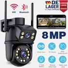 8MP HD FUNK WLAN WIFI IP NETZWERK CAMERA Outdoor AUßEN ÜBERWACHUNGSKAMERA 4K DHL