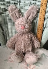 JELLYCAT BUSBY HASE KANINCHEN WEICHES PLÜSCHTIER BETTDECKE DOUDOU BEIGE HELLBRAUN