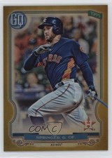 2020 Gypsy Queen Box Topper Chrome Gold Refractor 42/50 George Springer #276 0c6