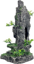 Aquarium Mountain View Stone Ornament Tree Rock Cave Aquarium Decorations Large