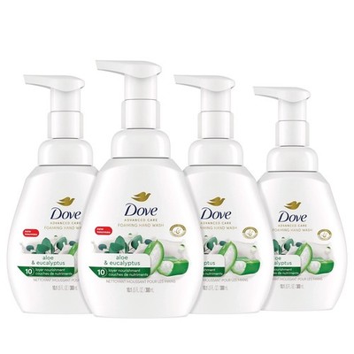Aloe & Eucalyptus Foaming Hand Wash 4 Pack - Moisturizing, Skin Protection, 10.1