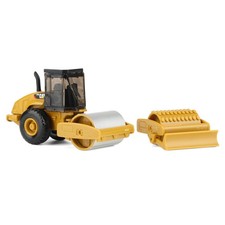 Diecast Masters 1/87 CAT 9CS56Roller with Interchangeable Front Attachment 84662