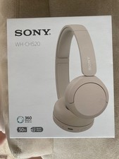 Sony WH-CH520 Wireless Over-Ear Headphones - White NEW. Great X-mas Present.