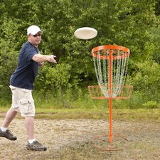 Disc Golf Basket 24-Chain Disc Golf Target Goal Black Hole Lite Catcher Target