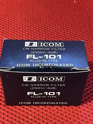 ICOM FL-101 250Hz CW FILTER IC-706 706Mk2G 725 736 737 746 756 761 765 775 R75