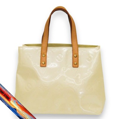 Louis Vuitton Monogram Vernis Lead PM Handtasche Perle M91336 Damentasche