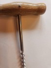 Vintage Wine Bottle Corkscrew Opener Wood And Metal "GERMANY" — photo 3
