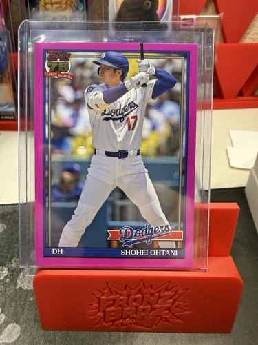 2026 Topps Series 2 Shohei Ohtani #91B2-1 1991 Topps Insert Pink Dodgers MLB