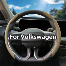 2pcs Segmented Steering Wheel Cover Fits Vw Volkswagen 14.5-15 Non-slip 2pcs Segmented Steering Wheel Cover Fits Vw Volkswagen 14.5-15 Non-slip