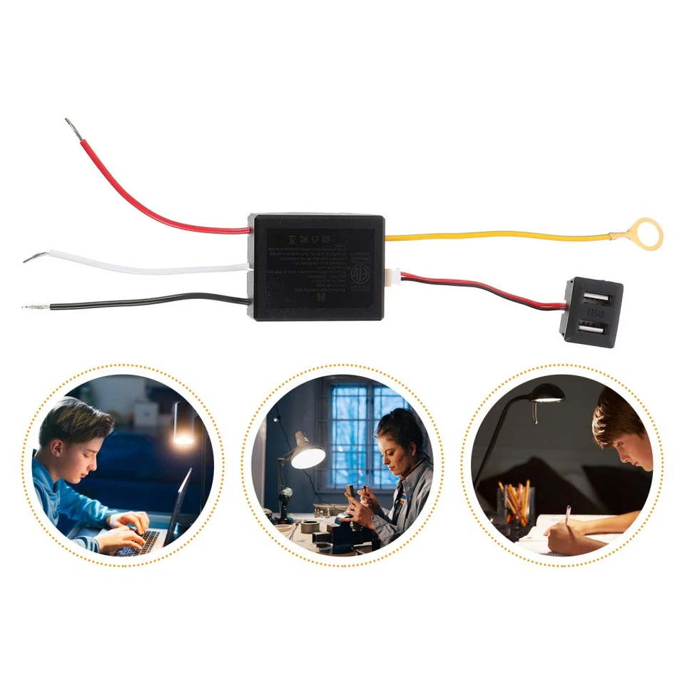 Lampenadapter Tischlampe Tischleuchte Usb Schreibtischlampe -Adapter - Bild 3 von 4