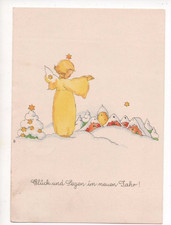 (2)  LIESEL LAUTERBORN  --  NEUJAHR  --  ENGEL IM SCHNEE