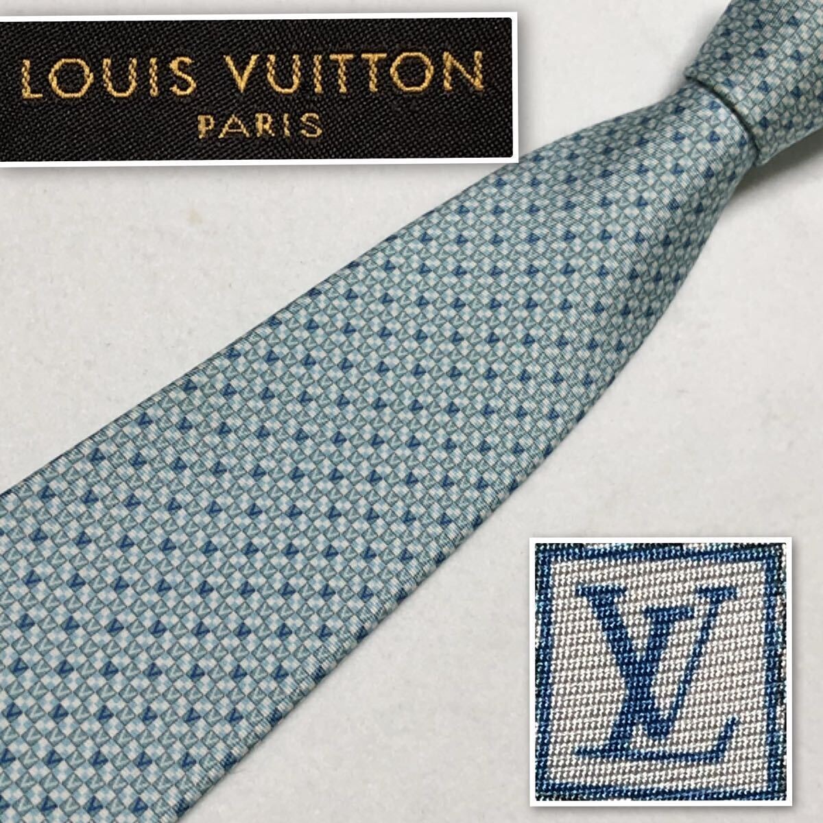 LOUIS VUITTON★ネクタイ ネクタイ・モノグラム エクスリプス 7CM S00｜ルイ・ヴィトン