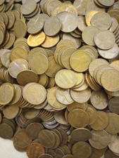 Lot of 1000 Copper Pennies 1959-1981 FREE SHIPPING