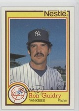 1984 Topps Nestle Dream Team Food Issue Ron Guidry #10 1md