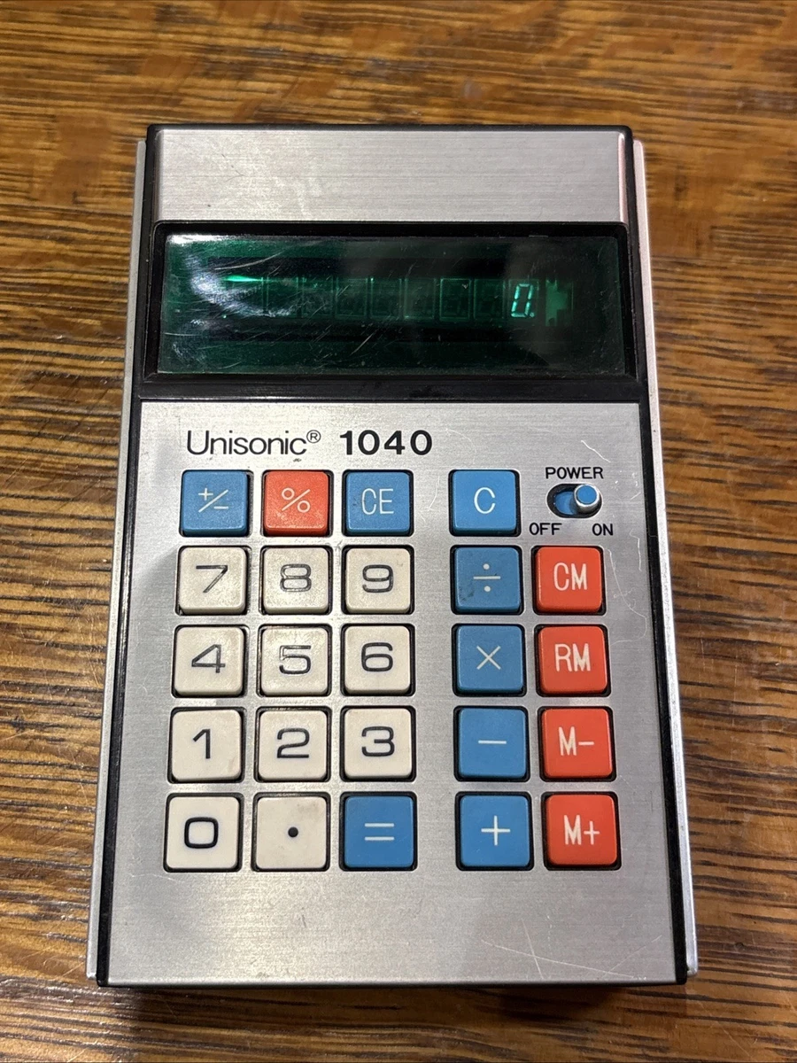 Unisonic Vintage Calculator for sale - eBay