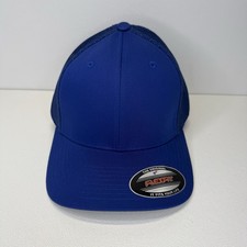 Flexfit Original Structured Baseball Trucker Mesh Hat Cap Blue OSFA NEW